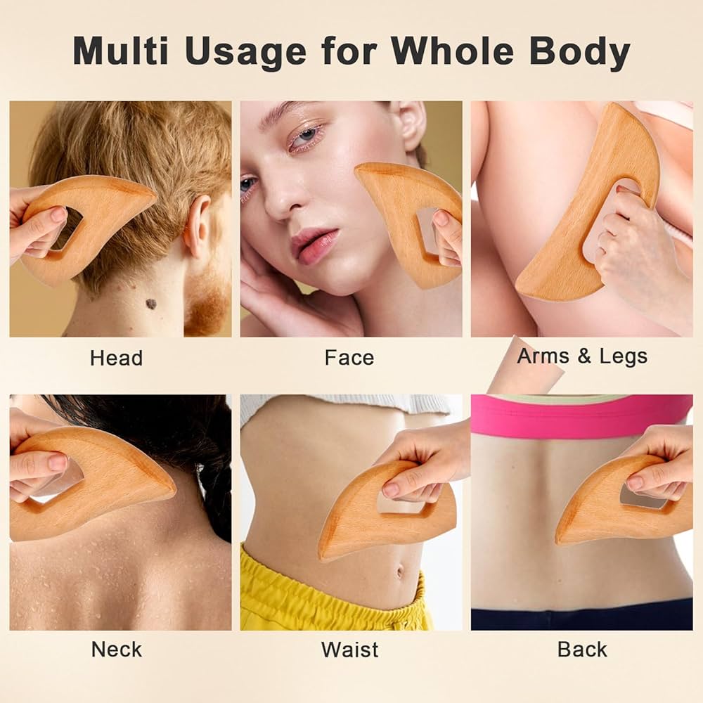 Large Gua Sha Tool – Full Face & Neck Massage