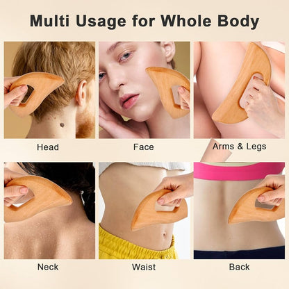 Large Gua Sha Tool – Full Face & Neck Massage