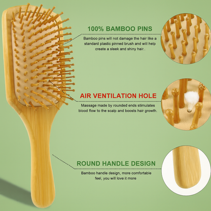 Bamboo Air Cushion Hairbrush