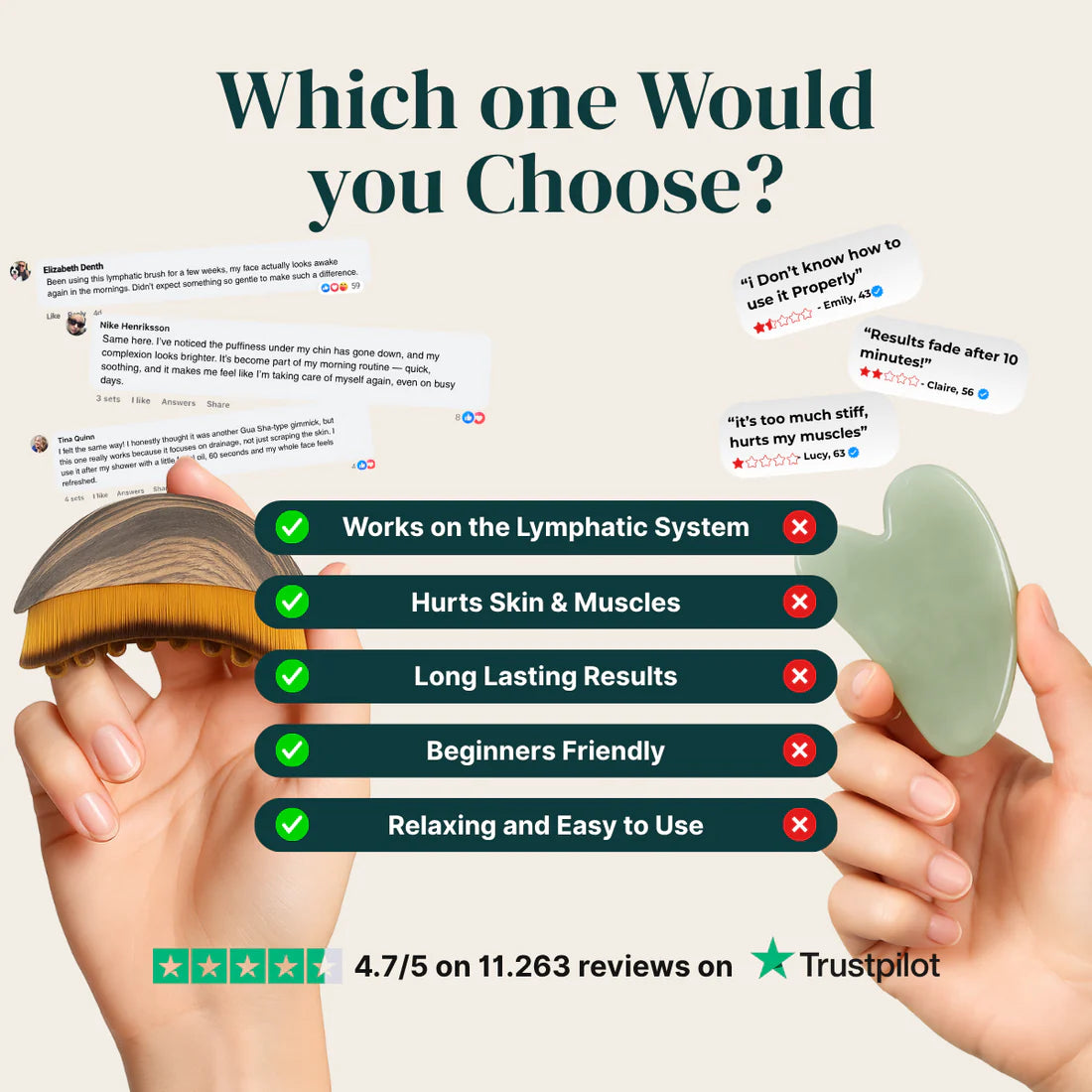 JinBrush™ | Facial Lymphatic Drainage Brush