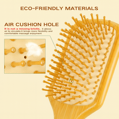 Bamboo Air Cushion Hairbrush
